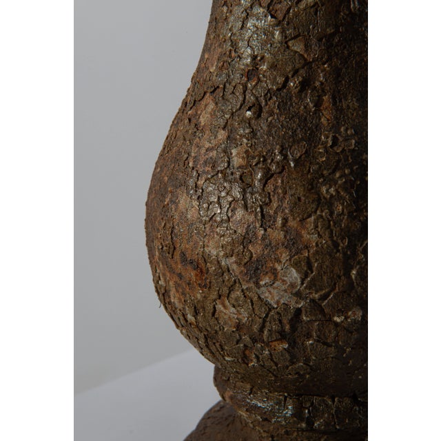 19th Century French Cast Iron Lamp For Sale - Image 4 of 12