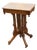 Victorian Eastlake Walnut Wood Parlor Table For Sale