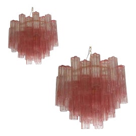 Example of Bright Pink Chandeliers and Pendants