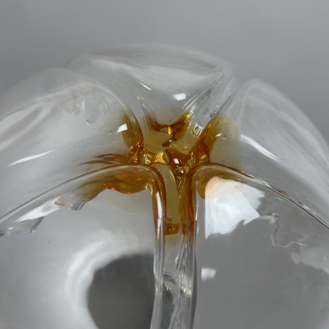 Space Age Sphere Ceiling Lamp in Murano Glass from Mazzega, 1970s For Sale - Image 9 of 11