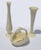 Set 2 Lenox Collectibles Tall Bud Vases Ivory Ceramic Fine China 24k Gold For Sale - Image 11 of 16