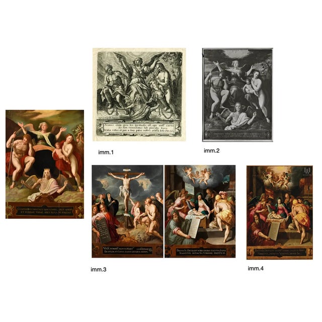 Jacob De Backer, Redemption of Adam & Eve, 1575, Oil Painting For Sale - Image 15 of 16