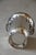 A heavy silverplate wine chiller by Gorham, with a stepped rim, concentric ring detailing and two side handles in a clean...
