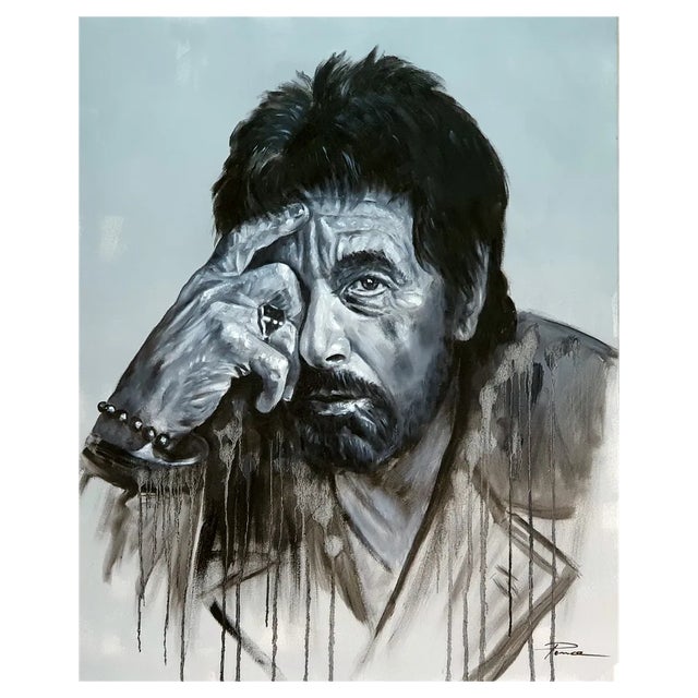José Luis Pagador Ponce, Al Pacino, 2000s, Oil For Sale