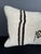 Contemporary Turkish Hemp Pillow Cushion Natural Beige Black Pillow Cushion Cover 16" x 24" For Sale - Image 3 of 4