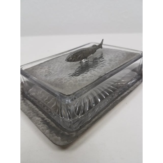 Antique English Pewter Sardine Dish We like sardine dishes with the fish on top. They are hard to find and we have never...