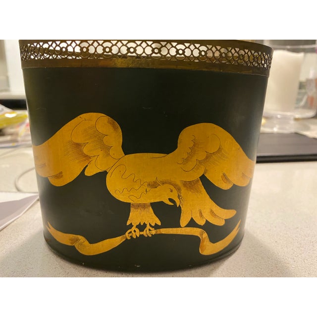 Dark Green Vintage Americana Metal Letter Holder For Sale - Image 8 of 9