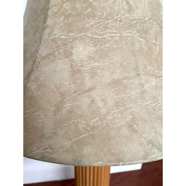 1970s 1970s Mid Century Pencil Reed Chrome Table Lamps- a Pair For Sale - Image 5 of 13