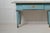 Antique Classic Folk Art Gustavian Swedish Turquoise Table with a Drawer For Sale - Image 6 of 10