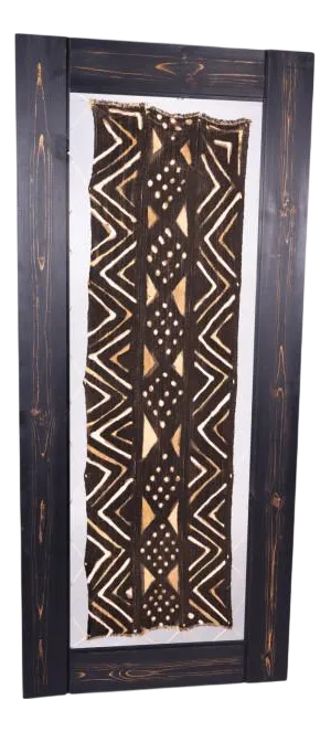 Ethnic Tapestry with Wooden Frame