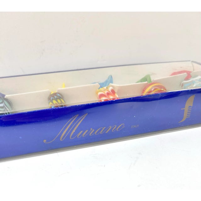 Glass Vintage Murano Glass Candy - Set of 6 For Sale - Image 7 of 9