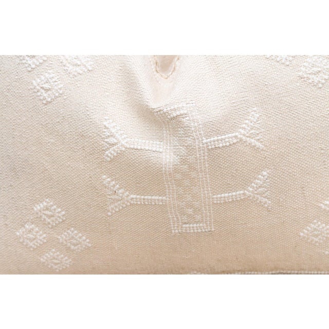 Sidi Sand Silk Rug Lumbar Pillow For Sale In Los Angeles - Image 6 of 8