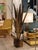 1960s Gilt Palm Table or Floor Lamp in the style of Tommaso Barbi, Italy, 1960s For Sale - Image 5 of 8
