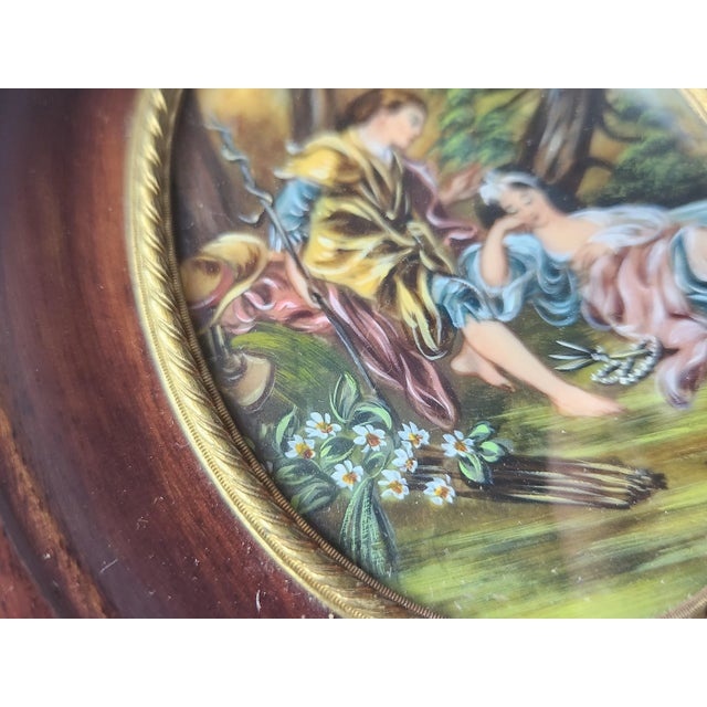 Victorian Miniature Oval Portraits, Set of 2 For Sale - Image 7 of 10