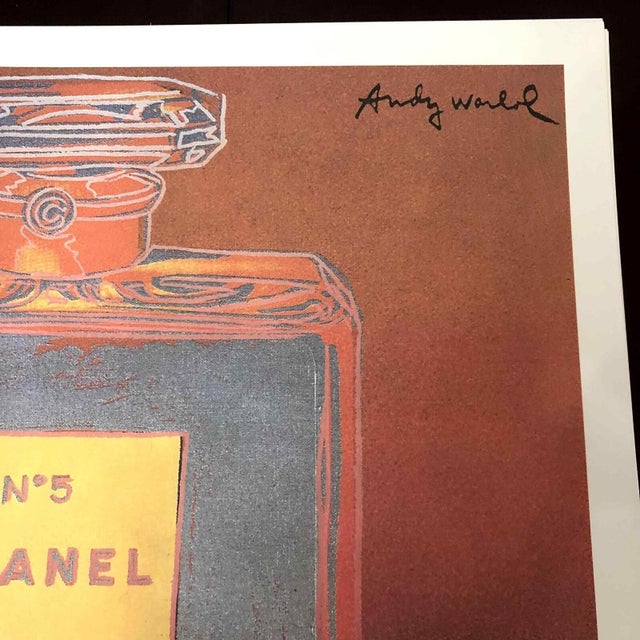 Purple 1990s After Andy Warhol "Chanel" Lithograph For Sale - Image 8 of 10
