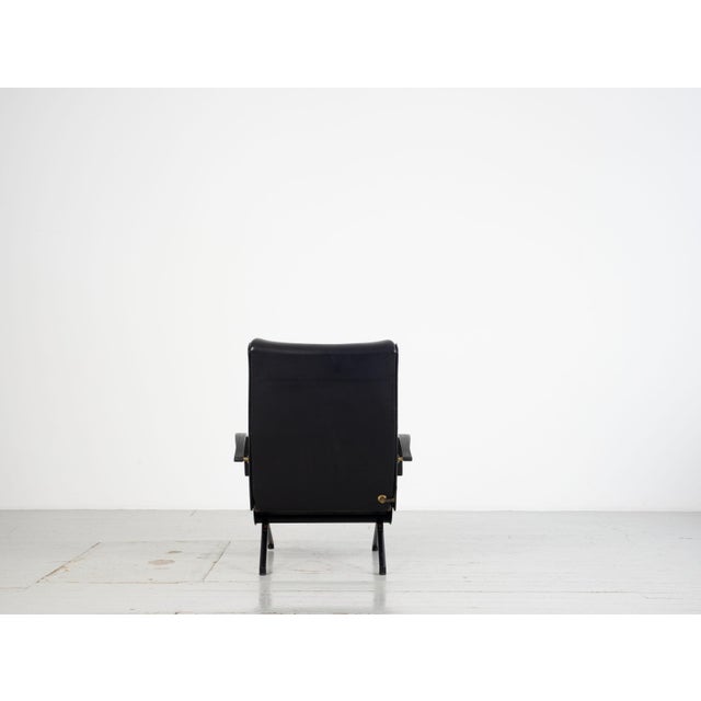 Metal P40 First Version 5900 Recliner by Osvaldo Borsani for Tecno, Italy, 1950s For Sale - Image 7 of 18