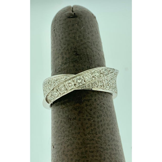 2010s 0.75 Carat Diamond Engagement Band 18 Karat Gold Ring by Designer Salvini For Sale - Image 5 of 18