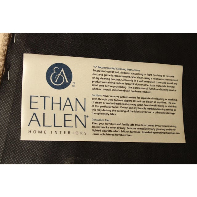 Ethan Allen Transitional Style Set of Eight Cherry Dining Chairs For Sale - Image 11 of 12