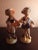 These are Blue & White Porcelain Likely German 7" Boy & Girl Figurines Set of 2. Procured at auction BOX 6