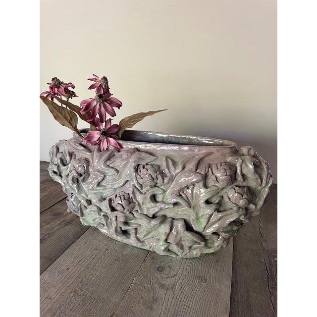 Vintage Ceramic Planter for Artichokes, 2010s, in Very Good conditions. Designed from 2000