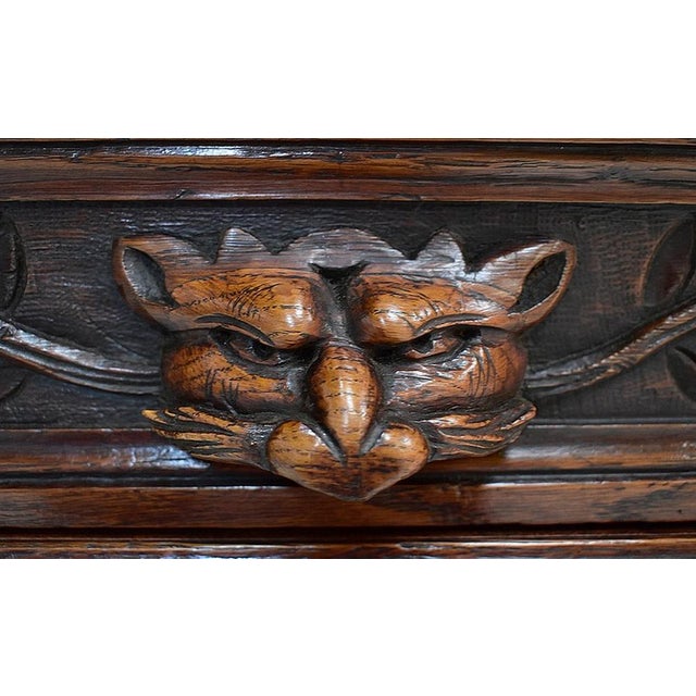 Small Oak Shelf in Louis XIII Style, 1900s For Sale - Image 10 of 18