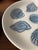 Vintage Embossed Blue Ceramic Oyster Plates, Set of 10 For Sale - Image 9 of 13