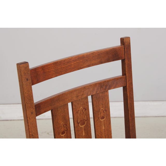 Stickley Mission Oak Harvey Ellis Armchair For Sale In Philadelphia - Image 6 of 18