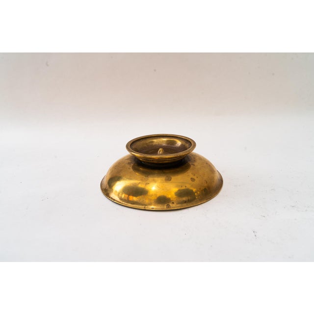 Metal Vintage Art Deco Ashtray in Brass, 1920s For Sale - Image 7 of 8