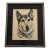 Original Vintage Dog Pastel Portrait For Sale