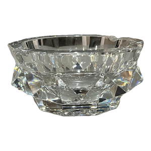 Baccarat Crystal Ashtray Beautiful Geometric Lead Crystal