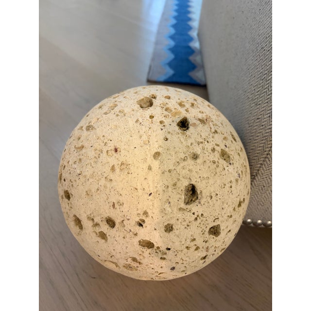 Michael Taylor 1970s Michael Taylor Spherical Stone Objects/ Set of Three For Sale - Image 4 of 5