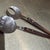 1960s Vintage Mid-Century Modern Salad Server Spoons Stainless Wood Japan For Sale - Image 5 of 6