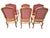 Rustic European Vintage Drexel Heritage French Style Wood and Upholstered Dining Chairs- A Set of 6 For Sale - Image 3 of 12
