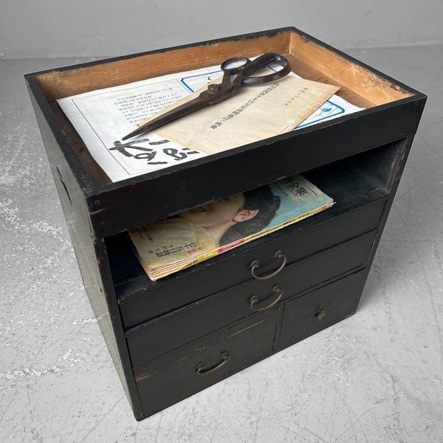 Small Meiji Tansu Storage Cabinet, Japan, 1890s For Sale - Image 6 of 14