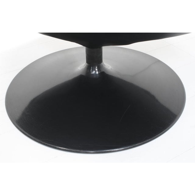 Black Leather F585 Swivel Lounge Chair by Geoffrey Harcourt for Artifort, 1970s For Sale - Image 13 of 16