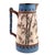 Slender, tapering lines define this stoneware water jug, showcasing the Japanese-inspired naturalism characteristic of the...