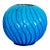 Gunnar Nylund for Rörstrand Blue Coiled Stoneware Vase – Swedish Mid-Century Modern Ceramic For Sale