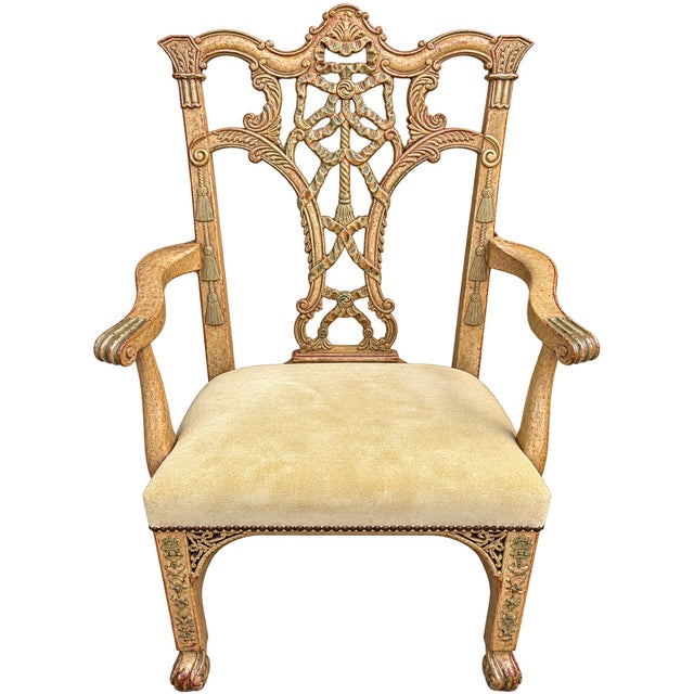 Hickory Chair Emma Chippendale Style Dining Chairs -Set of 6 For Sale - Image 10 of 15