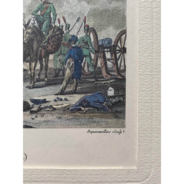 19th Century Dequévauviller After Swebach, Battle of Aboukir, 1800s, Engraving For Sale - Image 5 of 8