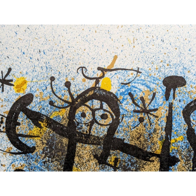 Joan Miro, Ma de Proverbis / My Proverb, Original Hand-Signed Color Lithograph, 1970 For Sale - Image 7 of 10