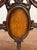 Brown Set of Four Inlaid Shieldback Dining Chairs With Arms - Showroom Samples For Sale - Image 8 of 12