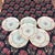 Vintage Adams Hand Painted Calyxware Regent Dinner Plates - Set of 6 For Sale - Image 4 of 6