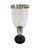 Ralph Lauren Large Ralph Lauren Hurricane Original Candle Holder. Glass, Silver Wood Base 23”x10” For Sale - Image 4 of 8
