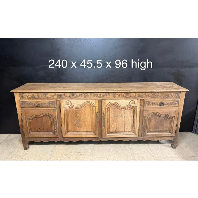 Wood French Oak Enfilade, 1870 For Sale - Image 7 of 17