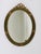 Gold Gustavian Neoclassical Oval Gilt Wood Faceted Wall Mirror, Italy, 1900s For Sale - Image 8 of 14
