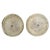 Metal French Round Disk Wall Sconces or Ceiling Lights - A Pair For Sale - Image 7 of 7