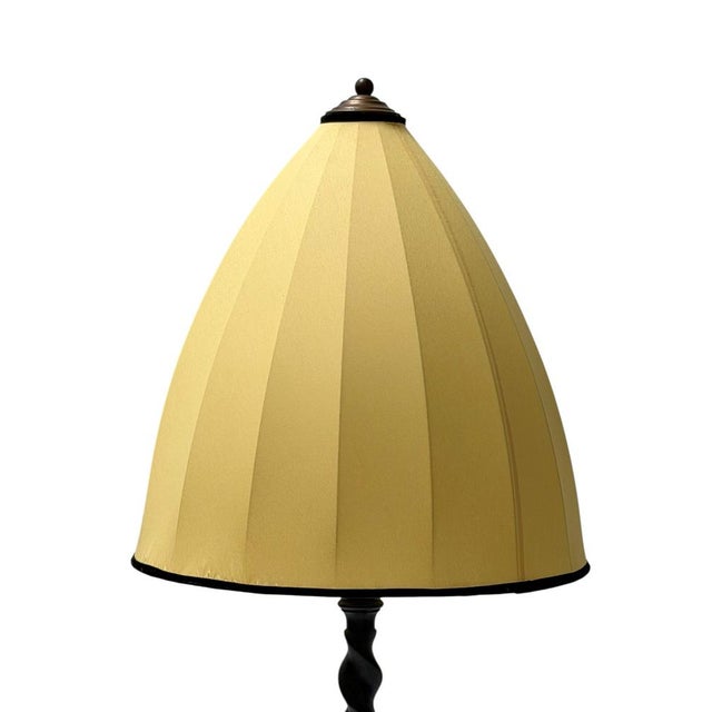 Dutch Art Deco Batik Floor Lamp by Hans Steinpatz, 1920s For Sale - Image 3 of 17