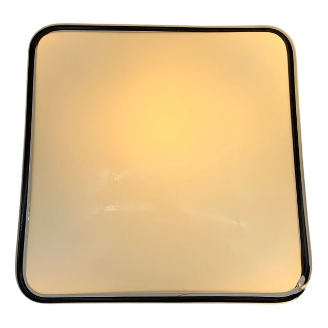 Murano Glass Ceiling or Wall Light attributed to Venini, 1970s For Sale