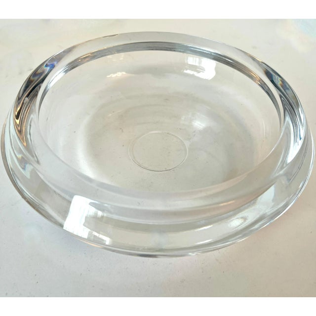Mid 20th Century Round Glass Dish Bowl or Cigar 420 Ashtray For Sale - Image 5 of 9