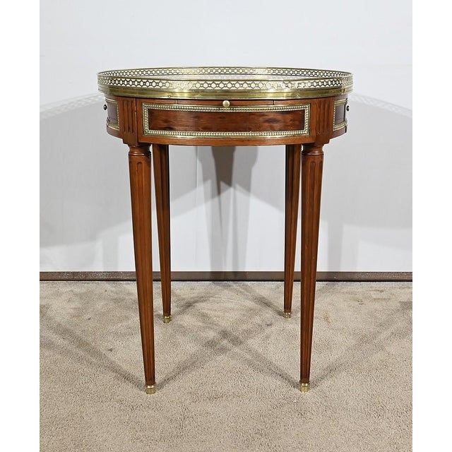Louis XVI Style Mahogany Bottle Table For Sale - Image 11 of 18